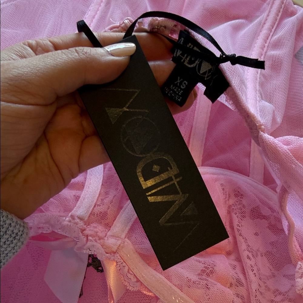 Widow Dance With Death Sleeveless Maxi Dress - Pink - Picture 5 of 6